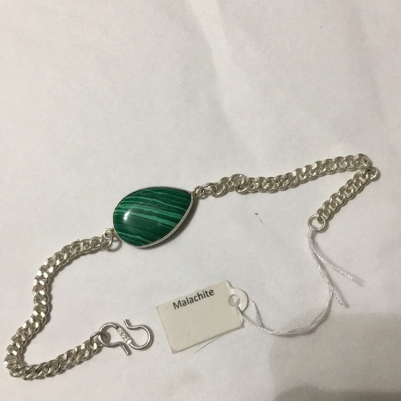 Jewelry - MALACHITE Sterling Silver Bracelet